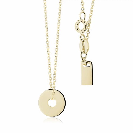 COLIERE ARGINT SIMPLE - colier-geometry-argint-925-placat-aur-24k-argintify