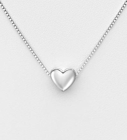 COLIERE ARGINT SIMPLE - Colier tip Inimioara din argint Sterling 925