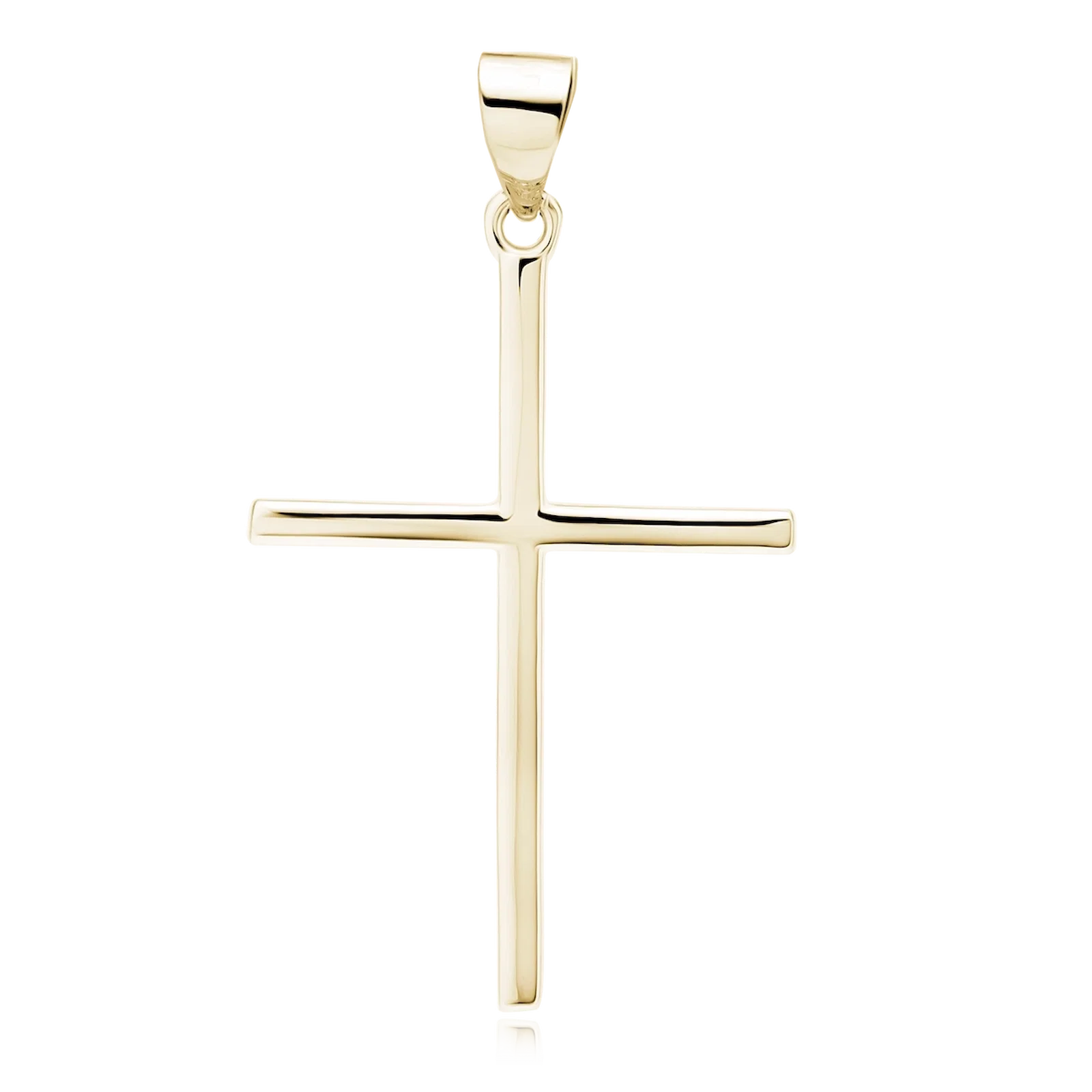 PANDANTIVE ARGINT BARBATI - cruciulita-din-argint-sterling-925-placat-cu-aur
