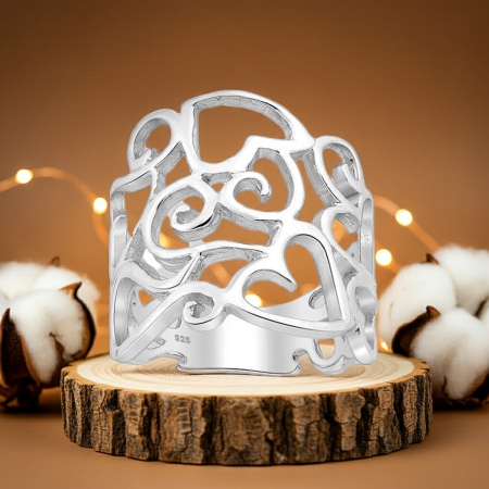 Inel Broderie din argint Sterling 925 [7]