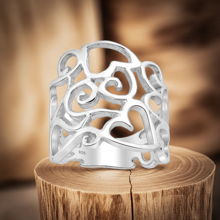 Inel Broderie din argint Sterling 925 [1]