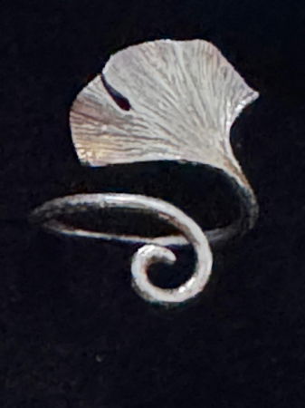 Inel reglabil Floare din argint Sterling 925 [2]