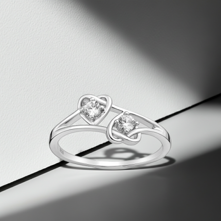 Inel Love din argint Sterling 925 cu diamante simulate [1]