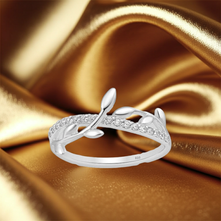 Inel Lujer din argint Sterling 925 cu diamante simulate [4]