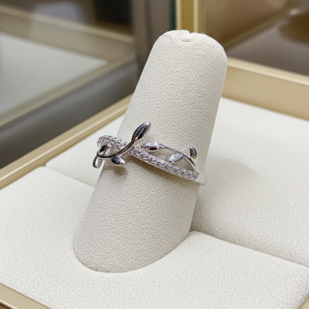 Inel Lujer din argint Sterling 925 cu diamante simulate [7]