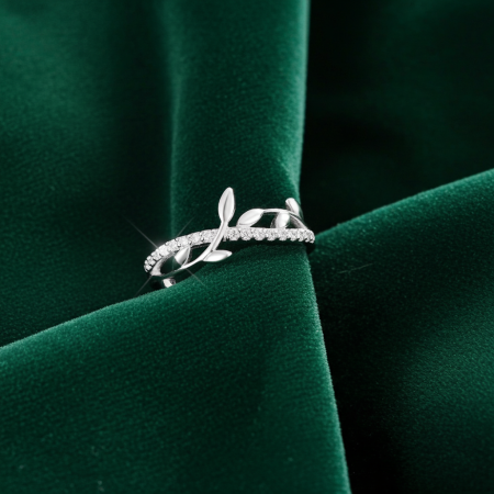 Inel Lujer din argint Sterling 925 cu diamante simulate [5]