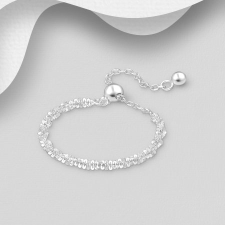 Inel reglabil Lantisor din argint Sterling 925 [3]