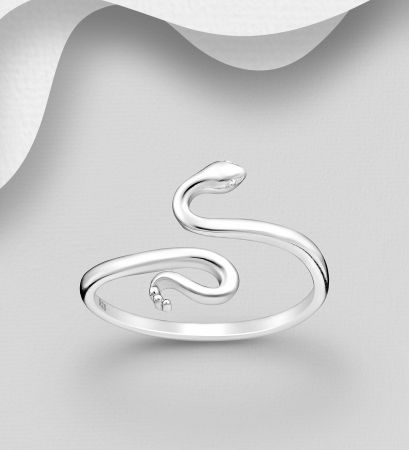 INELE REGLABILE - Inel reglabil Sarpe din argint Sterling 925