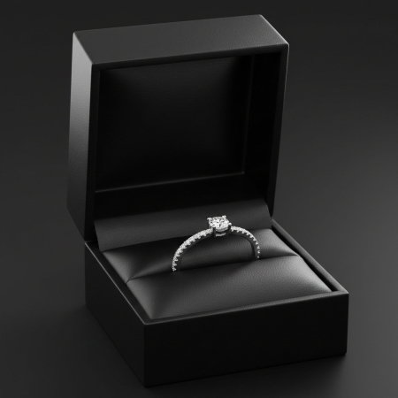 Inel stil logodna din argint Sterling 925 cu diamante simulate [4]