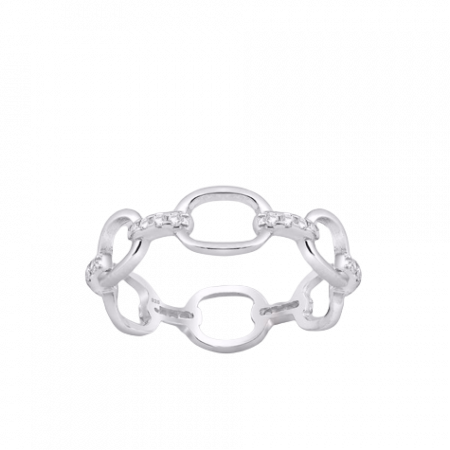 Inel Lant din argint Sterling 925 cu diamante simulate [1]