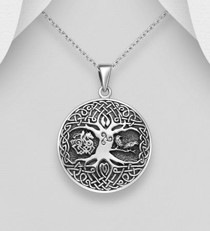 Colier Arborele Vietii din argint sterling 925 model celtic [2]