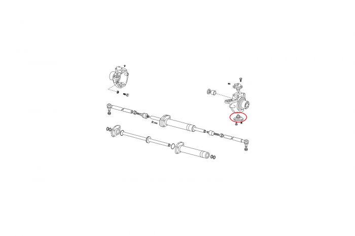King pin for New Holland backhoe loader-CARRARO [2]