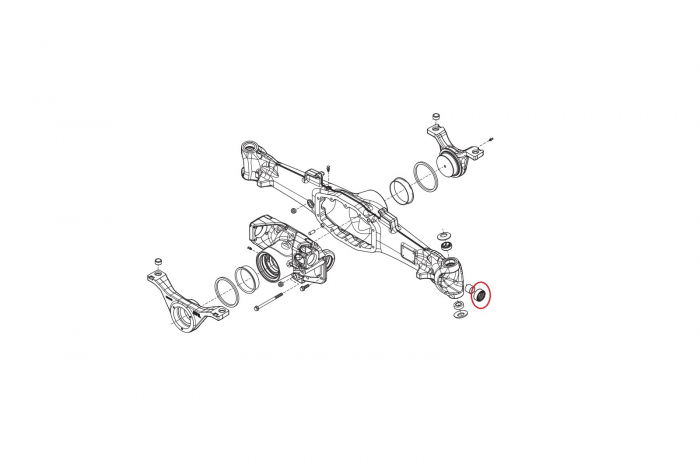 Simering planetara buldoexcavator Volvo-CARRARO [2]