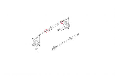 Ball joint for New Holland backhoe loader-CARRARO [1]