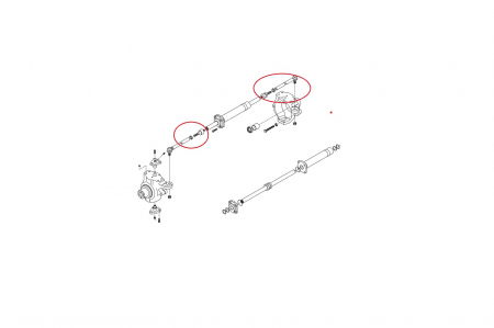 Steering arm assy for New Holland backhoe loader-CARRARO [1]