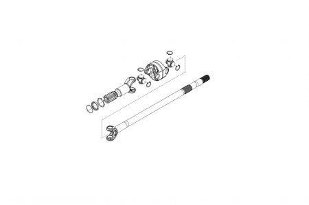 Central body for New Holland backhoe loader-CARRARO [1]