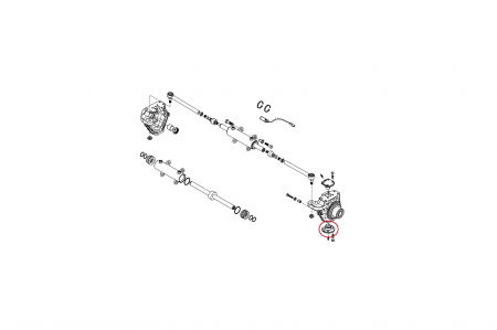 King pin for New Holland backhoe loader-CARRARO [1]