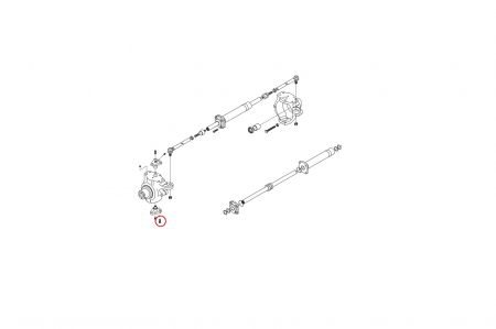 Bolt for New Holland backhoe loader-CARRARO [1]