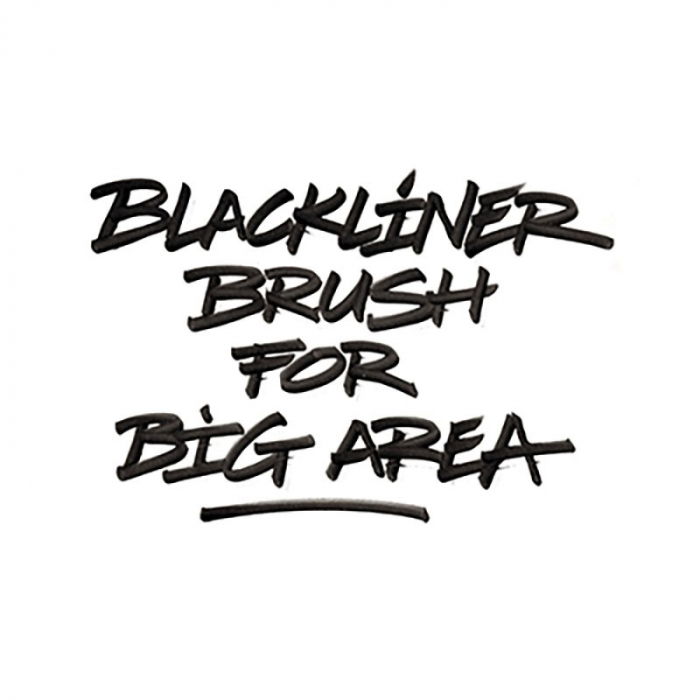 Blackliner Brush,varf tip pensula,negru [4]