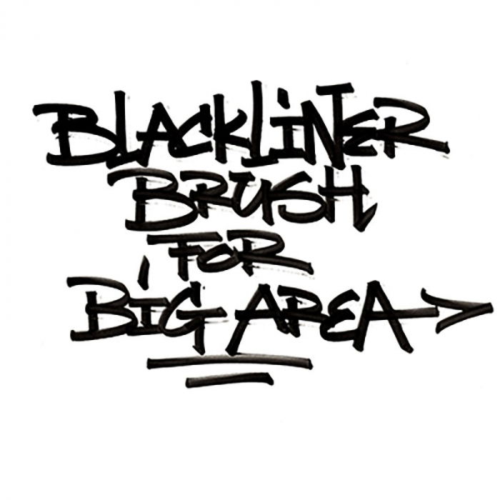 Blackliner Brush,varf tip pensula,negru [7]