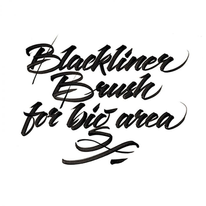 Blackliner Brush,varf tip pensula,negru [5]