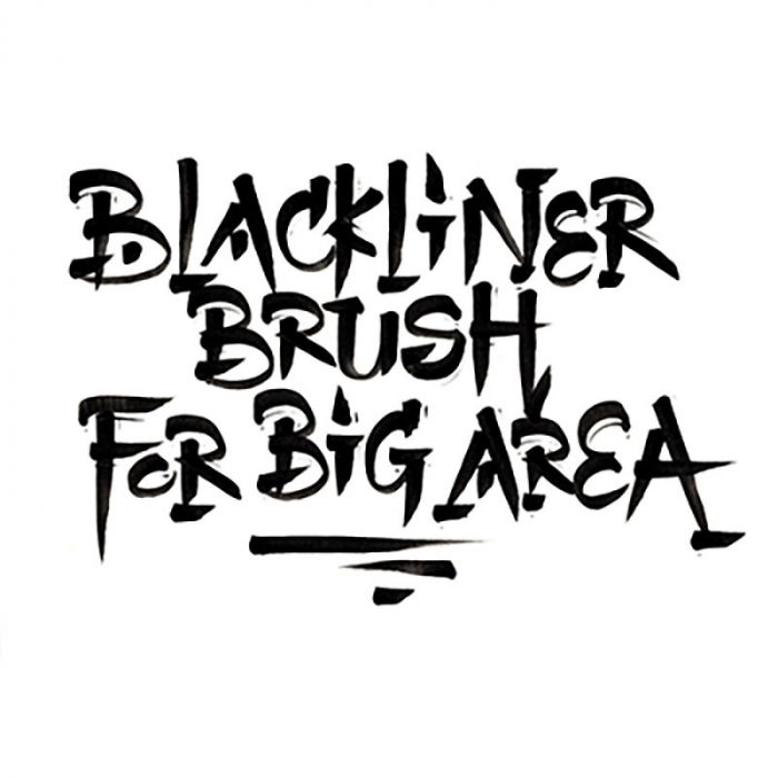 Blackliner Brush,varf tip pensula,negru [6]