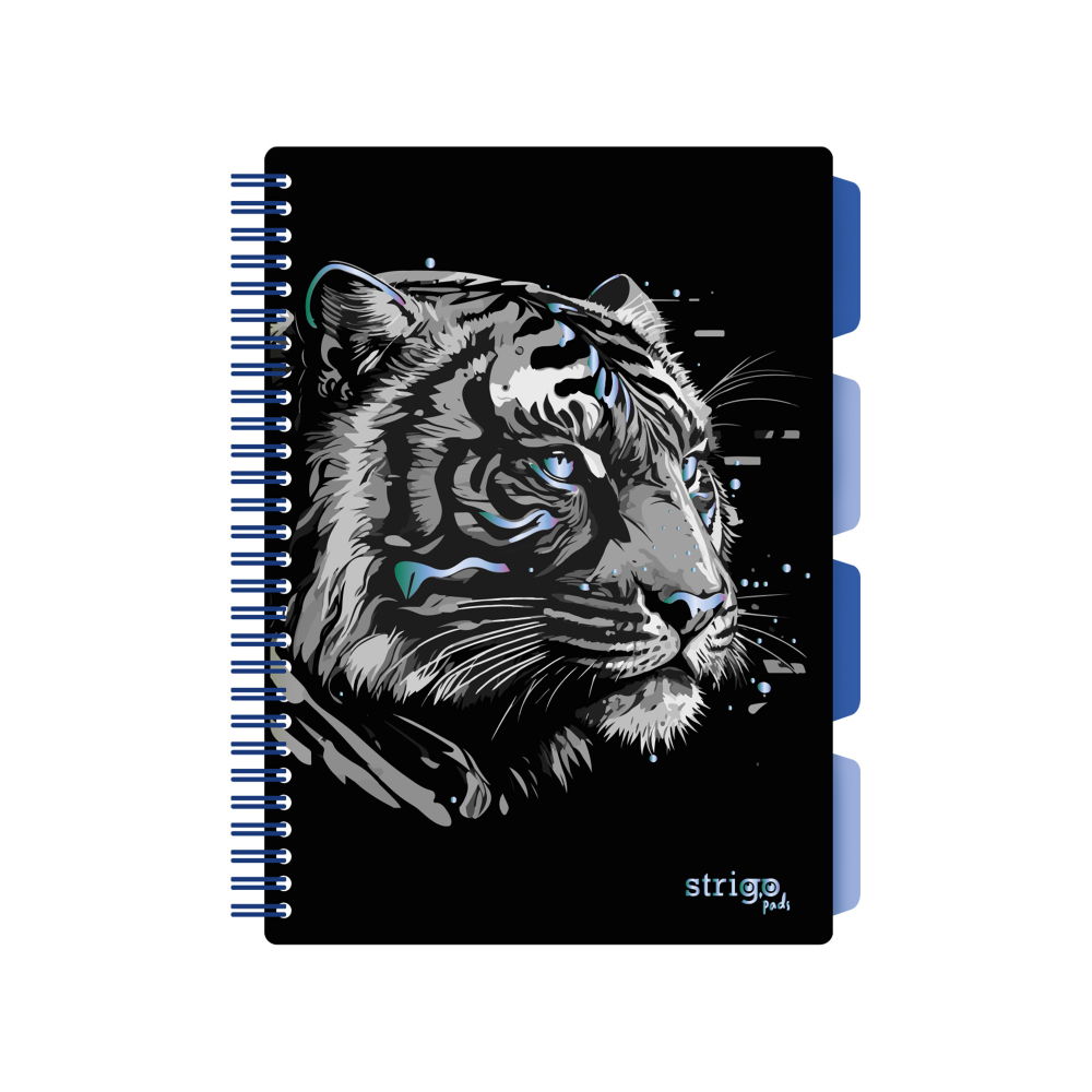 Caiet cu Spirală și Separatoare Strigo Pads Project Book TIGRU B5, Matematică [1]