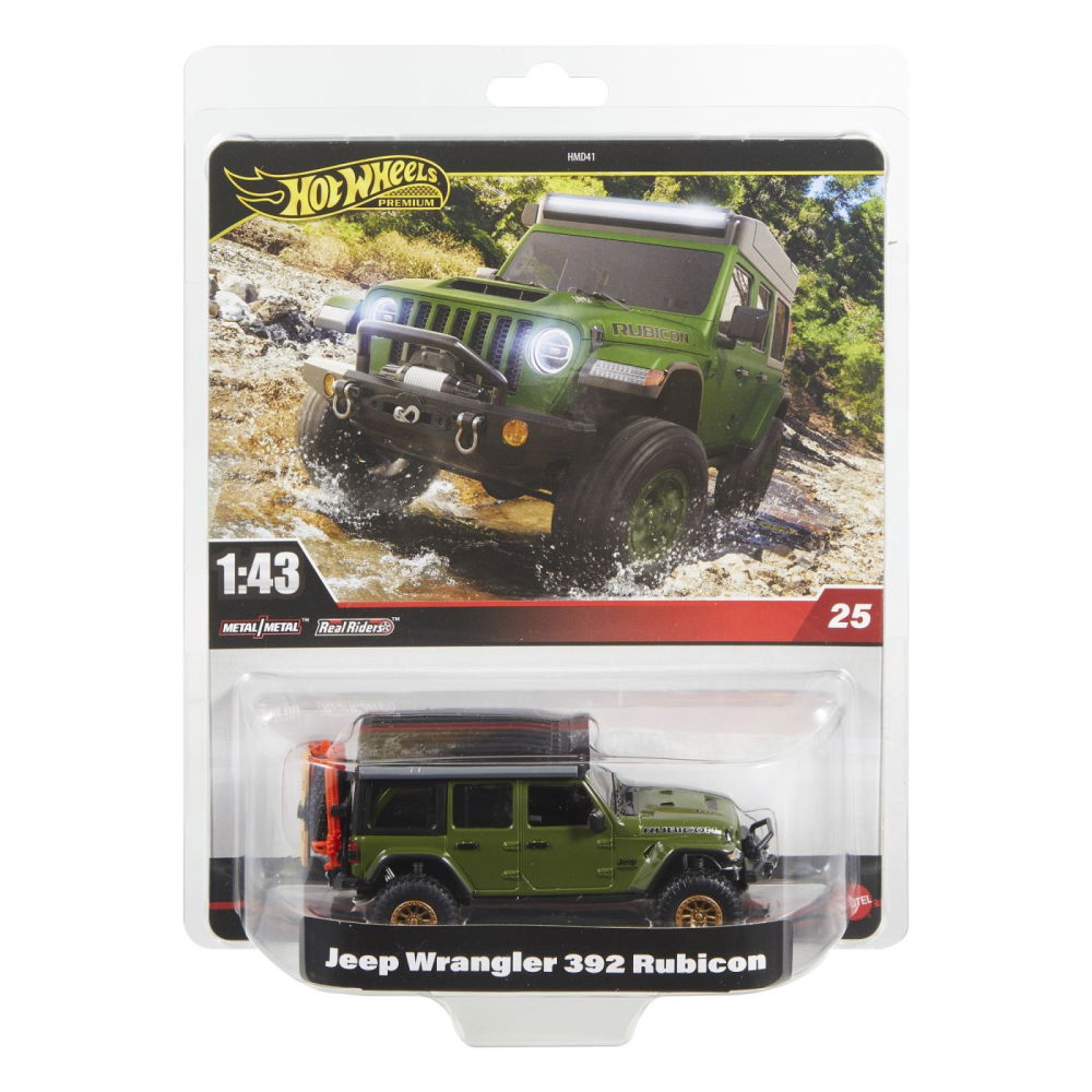 HOT WHEELS PREMIUM REAL RIDERS MASINUTA METALICA JEEP WRANGLER 392 RUBICON SCARA 1 LA 43 [1]