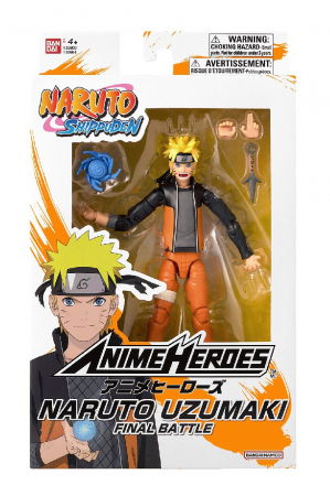 Jocuri si articole copii - Bandai Figurina Naruto Shippuden Naruto Uzumaki Final Battle 16.5Cm