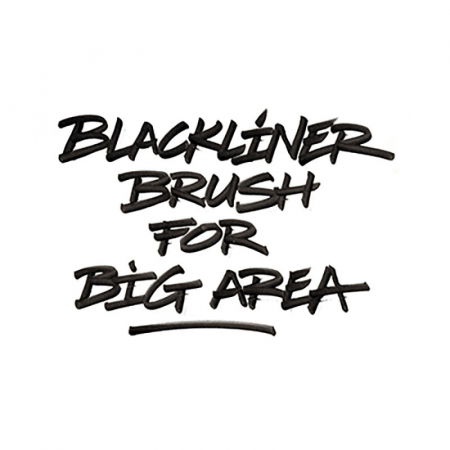 Blackliner Brush,varf tip pensula,negru [3]