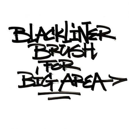 Blackliner Brush,varf tip pensula,negru [6]