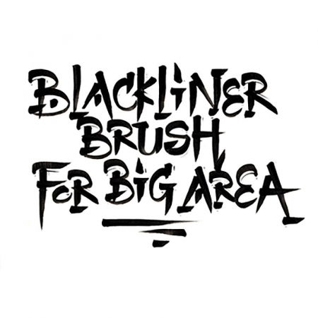 Blackliner Brush,varf tip pensula,negru [5]