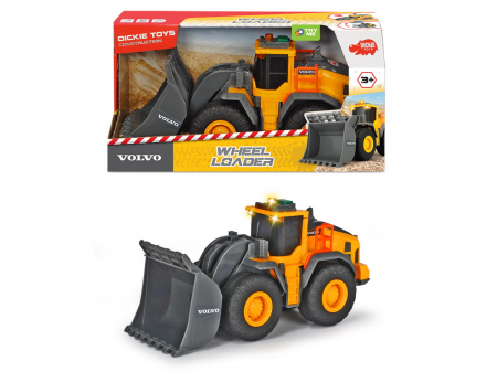 Jocuri si articole copii - Buldoexcavator Volvo Wheel Loader 