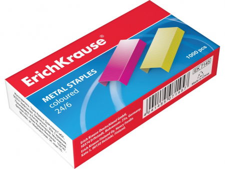Capsatoare si decapsatoare - Capse color Erich Krause nr. 24/6