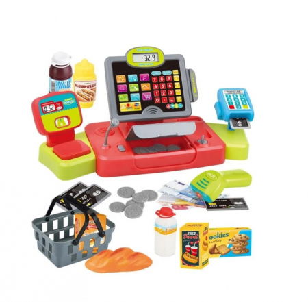 Jocuri si jucarii de rol - Casă de marcat cu ecran și calculator, sunet, lumini