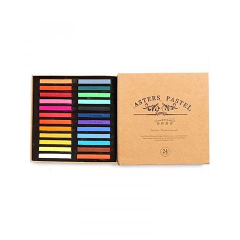 Jocuri si articole copii - Creta colorata, 24 culori pastelate/set