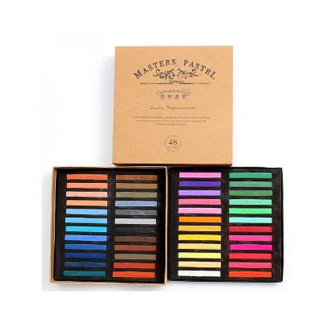 Jocuri si articole copii - Creta colorata, 48 culori pastelate/set