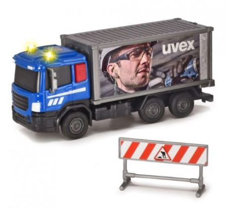 Jocuri si articole copii - Dickie Echipa de Utilaje Container 17cm 