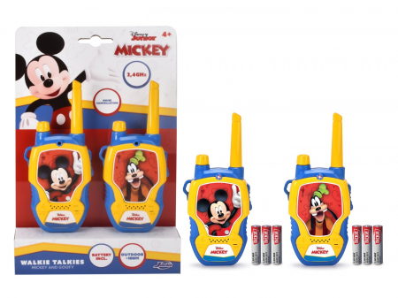 Jocuri si articole copii - Dickie Walkie Talkie Mickey și Goofy 