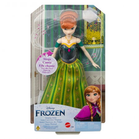 Jocuri si articole copii - Disney Frozen - Papușa Anna Cântăreață 