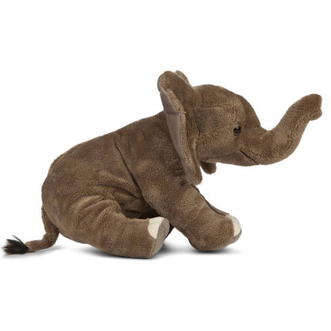 Jocuri si articole copii - Elefant moale de pluș 25 cm – Living Nature