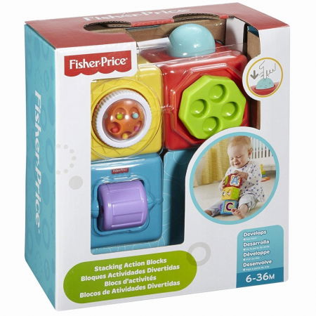 Jocuri si articole copii - Fisher Price Cuburi cu Activități 