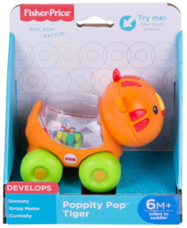 Jocuri si articole copii - Fisher Price Jucarie Apasa si Mergi Tigru 