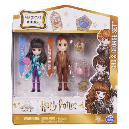 Jocuri si articole copii - Set 2 Figurine Cho și George Wizarding World 