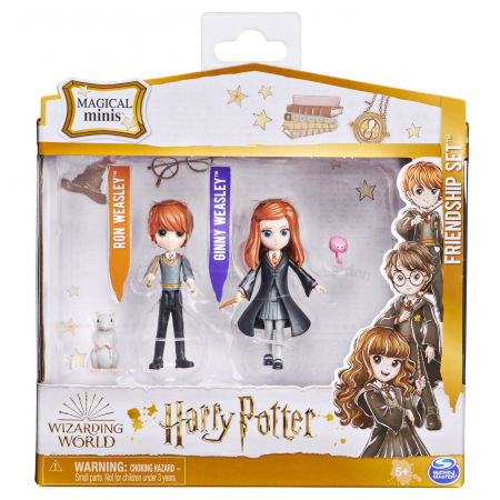 Jocuri si articole copii - Set 2 Figurine Ron și Ginny Weasley 