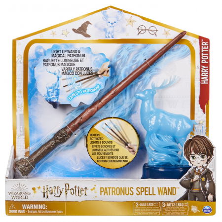 Jocuri si articole copii - Bagheta Patronus Spell Wand Harry Potter 33cm 