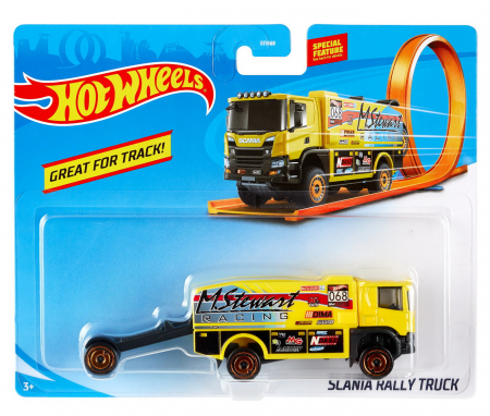 Jocuri si articole copii - Hot Wheels Camion Scania Rally Truck 