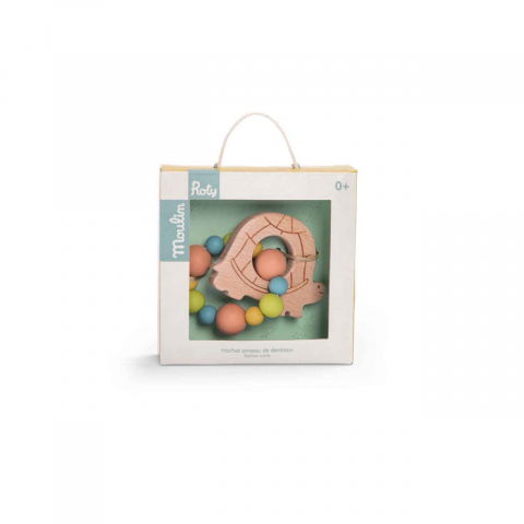 Inel de dentitie Broasca testoasa, Moulin Roty [0]