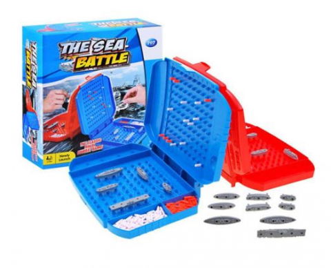 Jocuri si articole copii - Joc de Masă „Sea Ship” - Joc de Strategie pentru Copii, Distracție pentru 2 Jucători