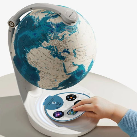 Jocuri si articole copii - Joc STEM Glob pamantesc interactiv, TopBright